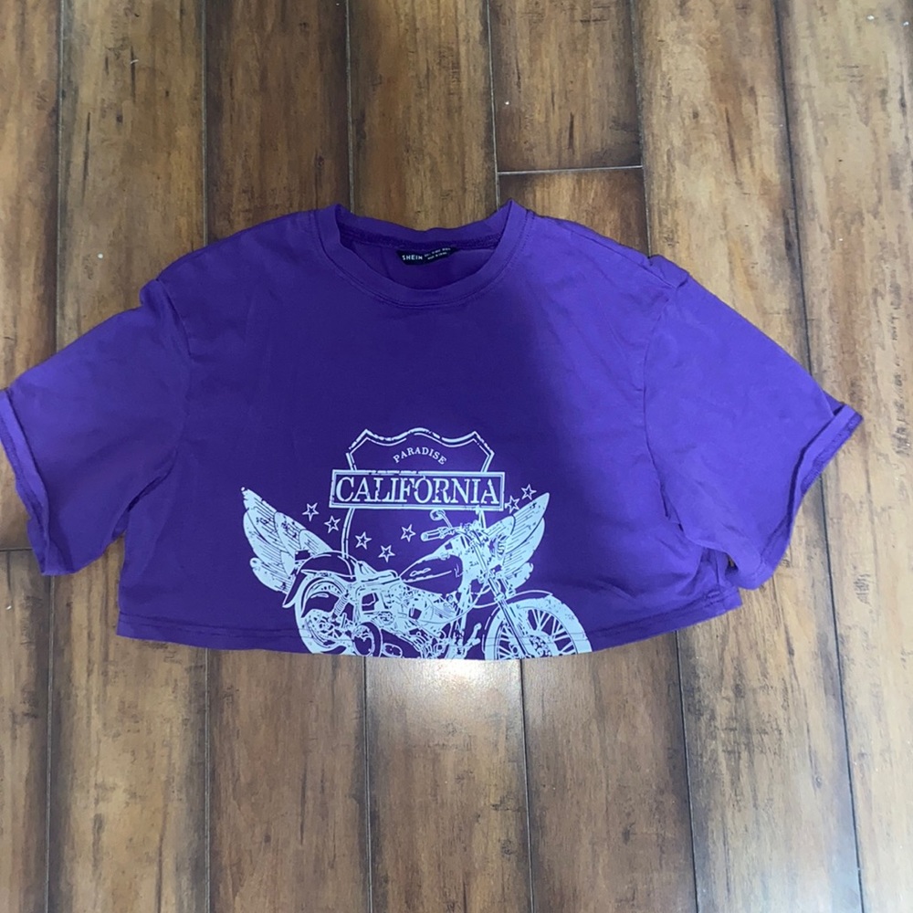 Graphic crop top